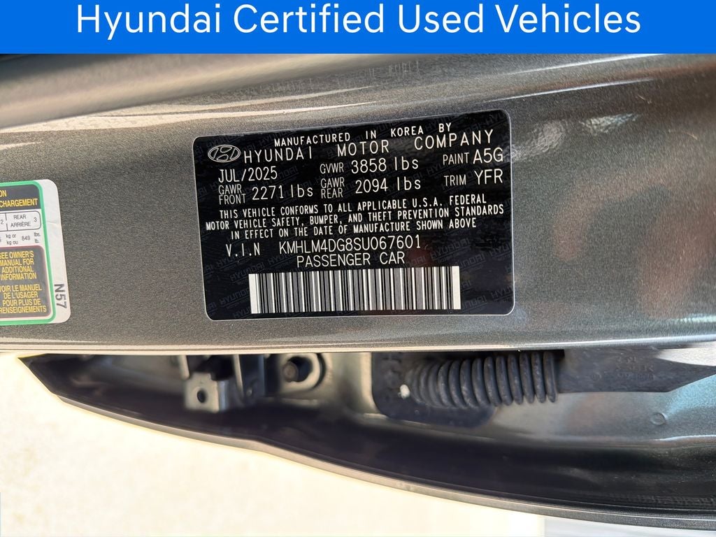 2025 Hyundai ELANTRA SEL Sport CERTIFIED