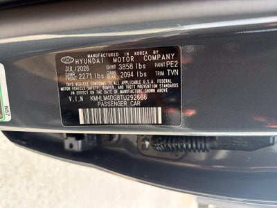 2026 Hyundai ELANTRA SEL Sport Plus