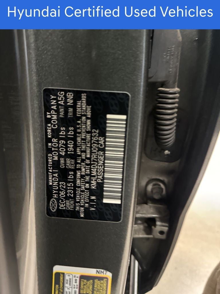 2024 Hyundai ELANTRA HYBRID Blue CERTIFIED