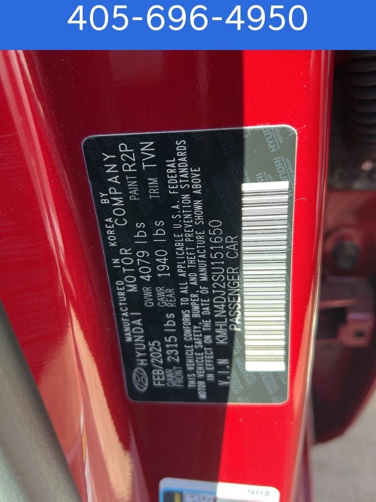 2025 Hyundai ELANTRA HYBRID Limited