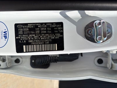 2026 Hyundai ELANTRA Limited
