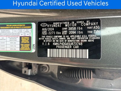 2025 Hyundai ELANTRA Limited CERTIFIED