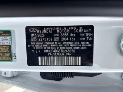 2026 Hyundai ELANTRA Limited