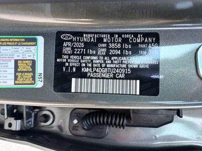 2026 Hyundai ELANTRA Limited