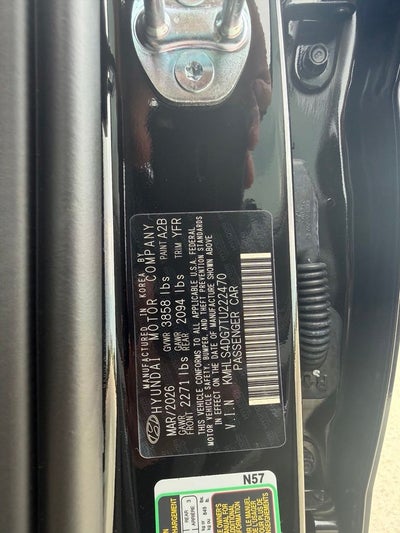 2026 Hyundai ELANTRA SEL Sport Premium