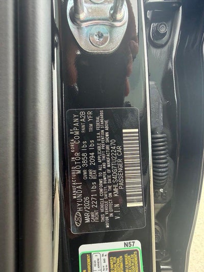 2026 Hyundai ELANTRA SEL Sport Premium