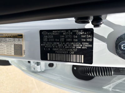 2026 Hyundai VENUE SEL W/Two-Tone Roof