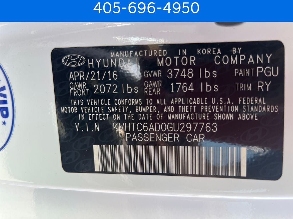 2016 Hyundai VELOSTER Base